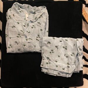 Gilligan & O’Malley Women’s Blue Pajamas with Blue Print